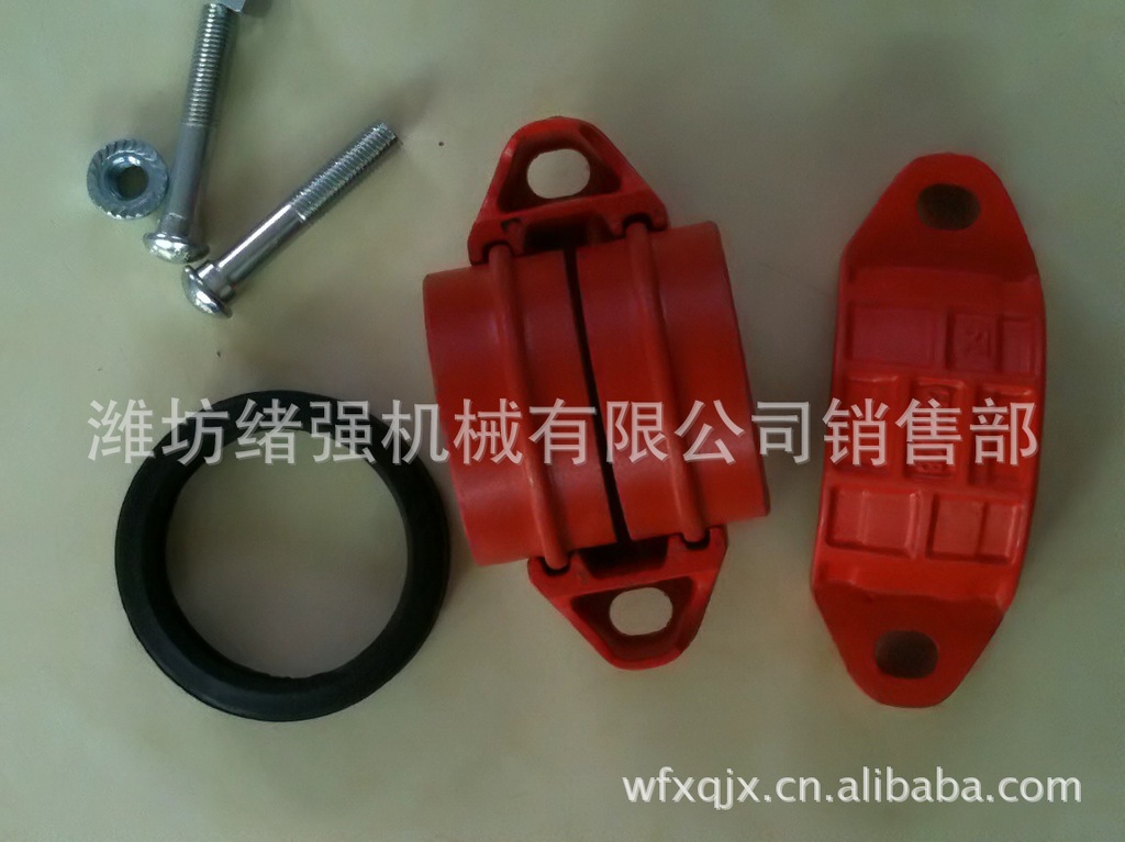 矿用快速接头管道系统连接件卡箍式沟槽式快速