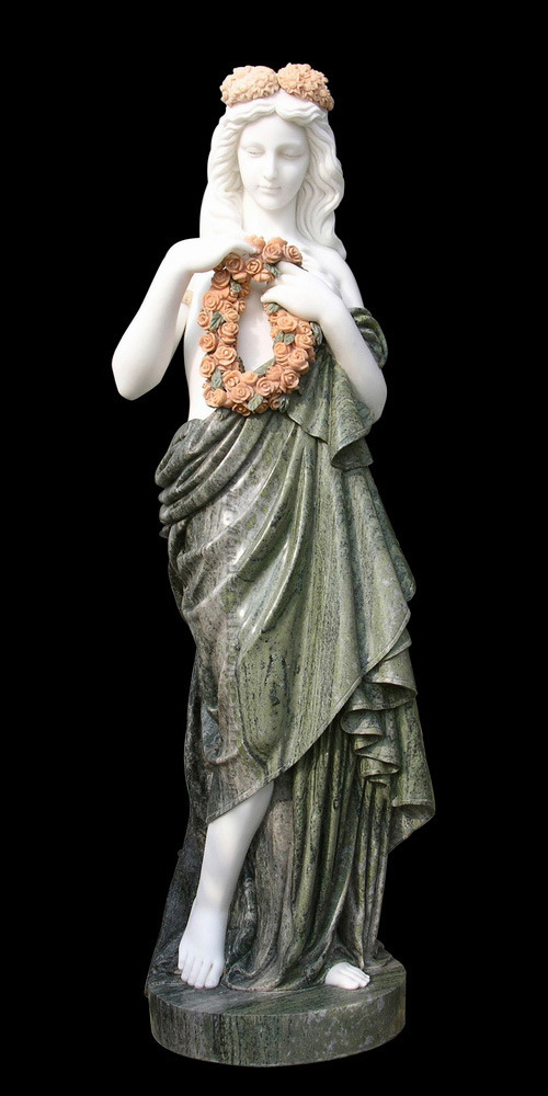 【精品推荐】国家工艺大师石雕小天使维纳斯女神圣母西方欧式人物图片