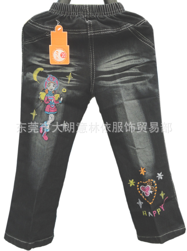 童装 牛仔裤 儿童酷 春夏秋冬均可小孩子衣服图