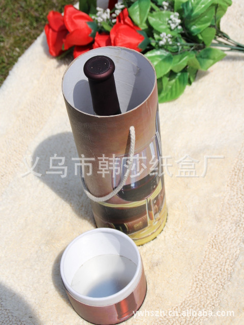 【现货供应 出口欧洲尾单 红酒 葡萄图案 提绳圆