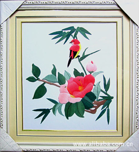 礼品 有框 布贴画成品 客厅卧室 茶花图片,包邮打折 家居装饰画挂画