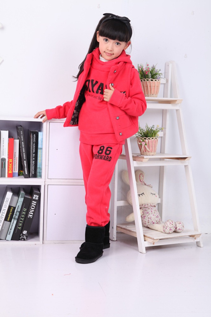 2012 冬季 新款韩版儿童<em>运动</em>服<em>套装</em> 加厚卫衣女