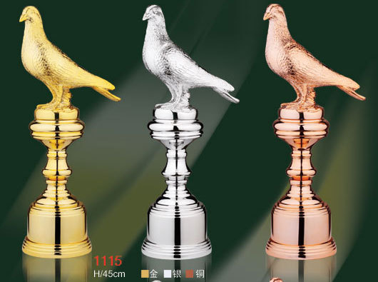 批发信鸽类金属奖杯 质量优 不变色 物美价廉图
