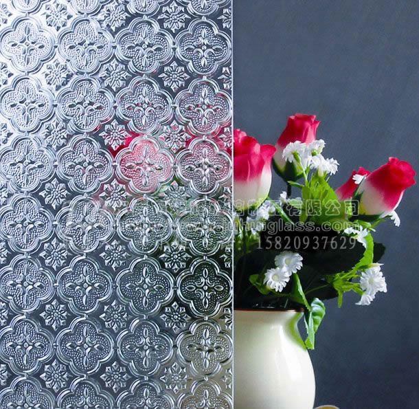 压花玻璃加工 钢化要花玻璃 东莞压花玻璃