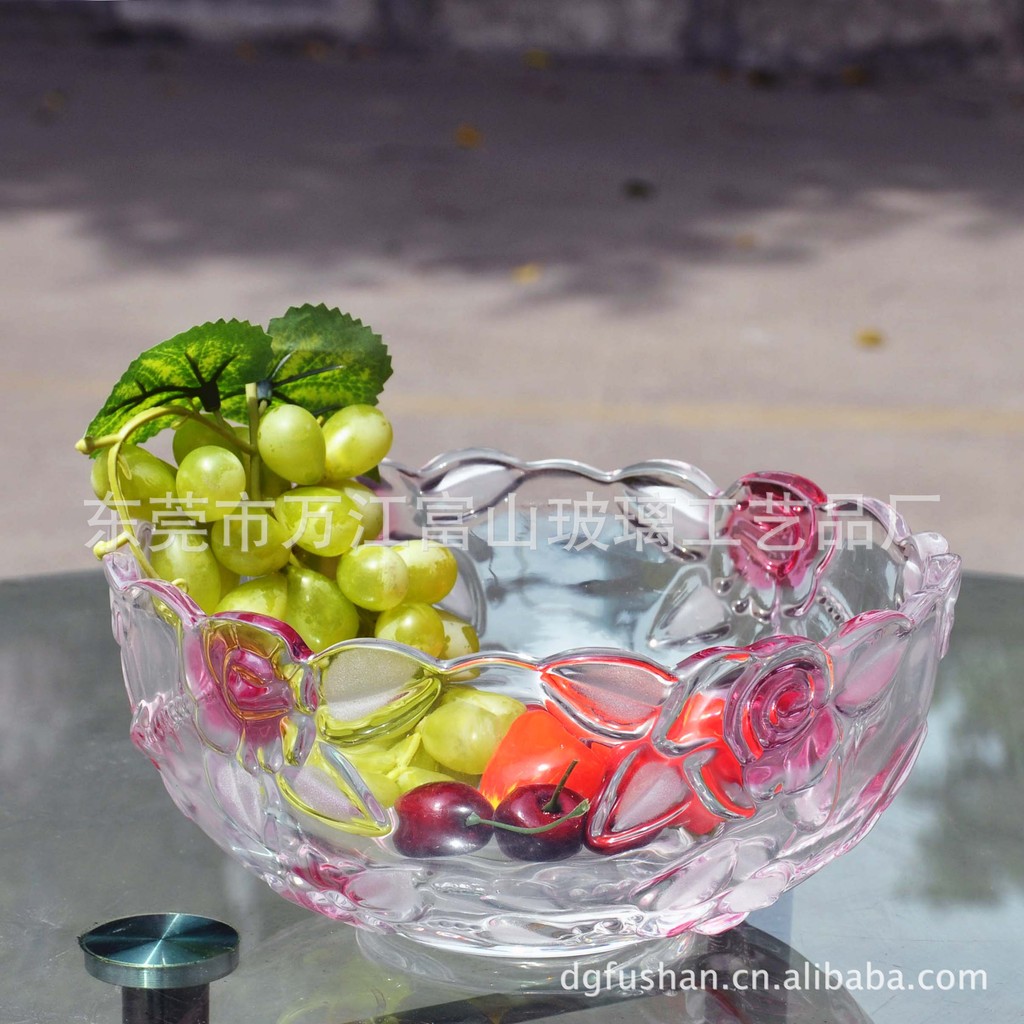 【供应销售透明玻璃罐贴花玻璃储物罐 玻璃密