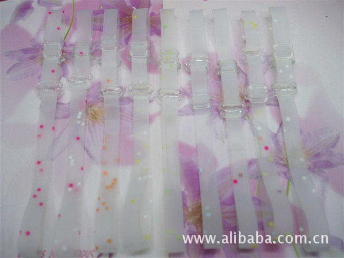 【硅胶透明隐形/印花/亮<em>粉肩带</em> <em>文胸</em>带 女性必备