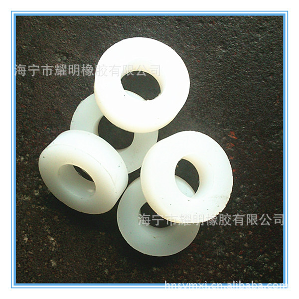 海宁厂家供应 白色透明硅胶密封圈 耐磨密封圈