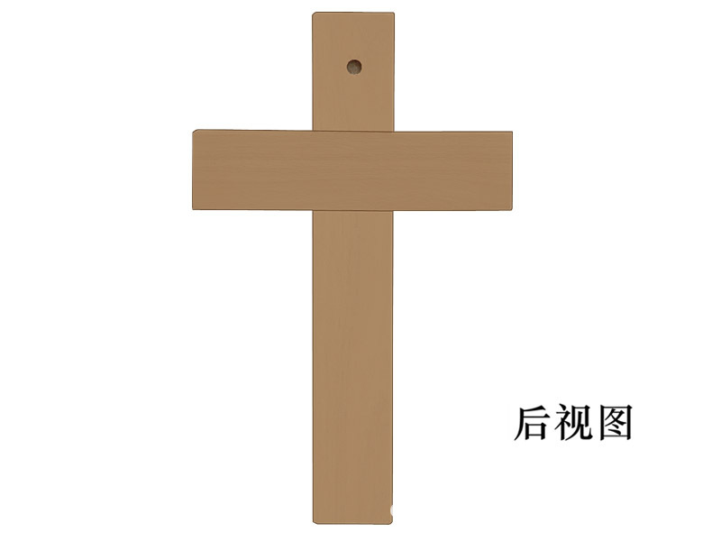 十字架 基督教礼品 柚木十字架 基督徒居家饰品