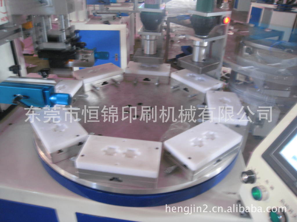 丝印机-转盘平面丝印机(2500次\/小时 2\/4\/8工位