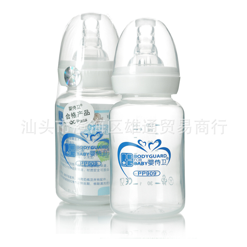 母嬰用品 嬰侍衛標準口徑 圓身PP奶瓶 不含雙酚A PP909 120ML