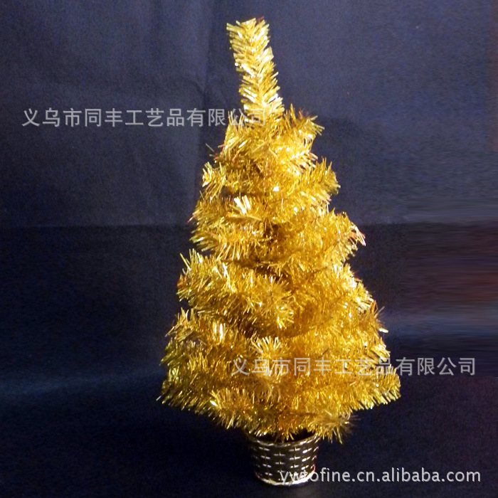 45cm金色小聖誕樹 銀色小聖誕樹