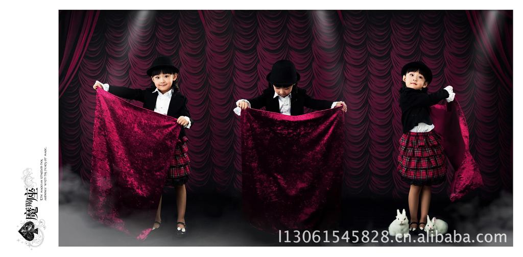 影楼服饰儿童演出服饰舞蹈服装魔术表演服饰