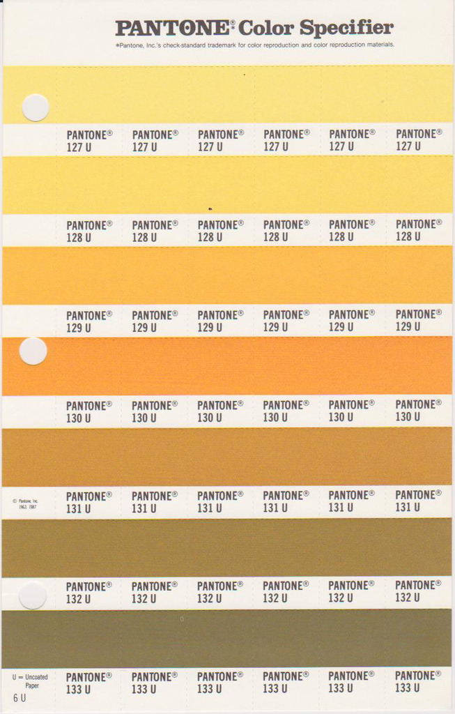 特价 处理 色标 色值 6U pantone 单张 色卡图片