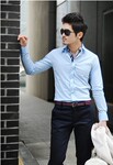 cityandtheman韩国进口韩版男装批发时尚纯色衬衫CMOF00295696