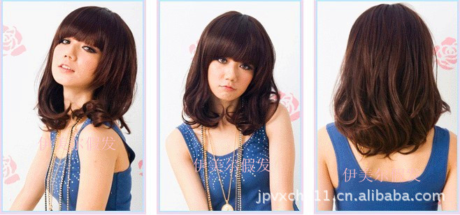 【假发 梨花头 短发新款 女 梨花头中<em>卷发</em> 假发