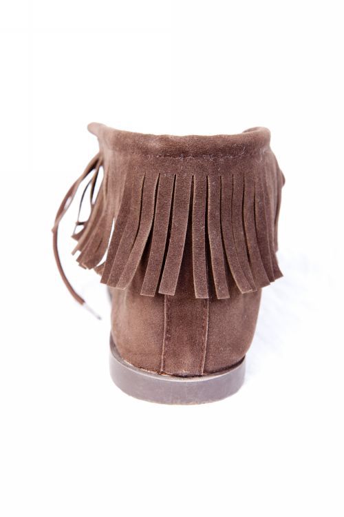 秋冬新款 流苏高帮鞋 女式短靴