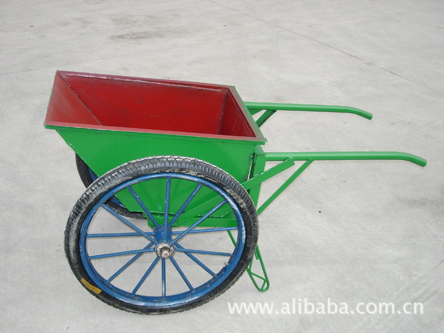 人力斗车建筑工地人工翻斗车 图片