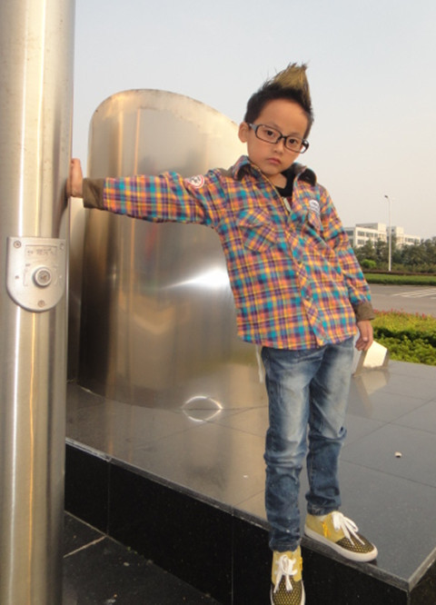 新款韩版<em>开衫</em> <em>男童</em>格子<em>衬衣</em> <em>加</em>绒加厚棉<em>衬衣</em> 中