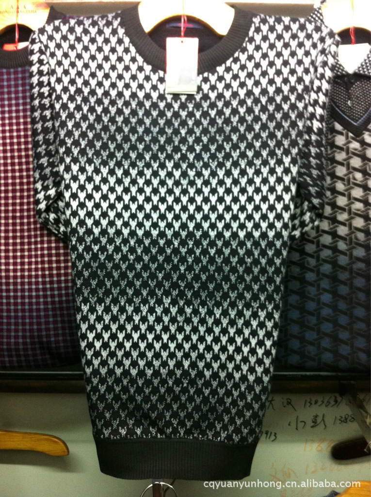 <em>批发</em> 秋冬季<em>中老年</em>男士<em>加绒</em>羊毛衫 <em>毛衣</em> 茄克 防