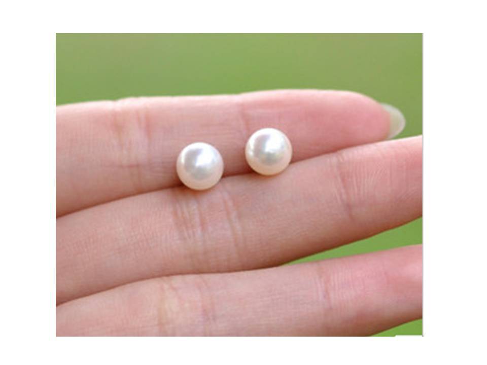 海水珍珠耳饰