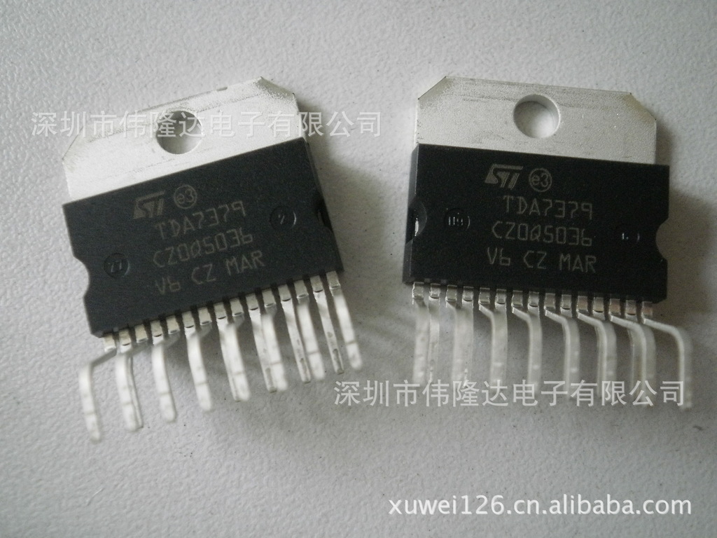 tda7379功放电路图,tda7379功放芯片参数 首页 电子元器件 集成电路(ic) 数字功率放大器 st原装 tda7379 &