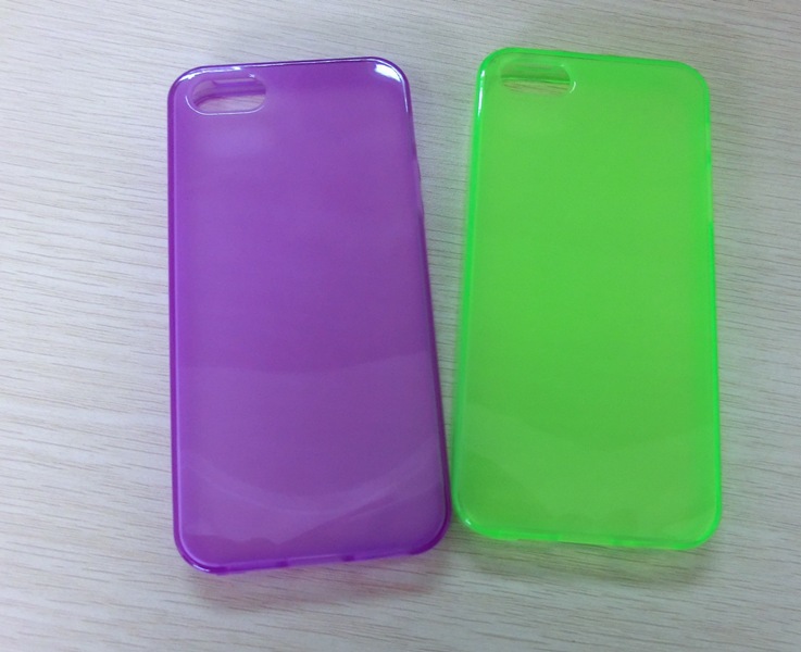 【苹果IPHONE 5G 手机保护套 清水套 内磨砂外