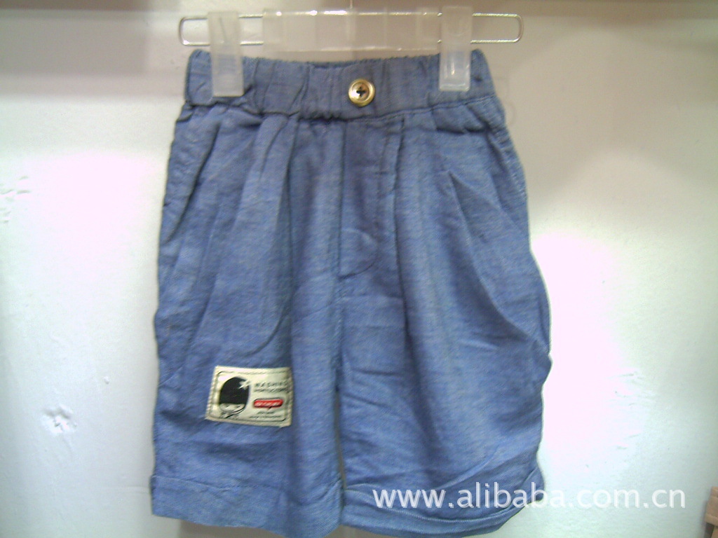 【童夏水洗棉<em>布短裤</em>七分裤韩版热卖批发一件代