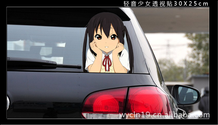 【<em>翼</em>贴原创】<em>轻音少女</em> 车窗玻璃透视反光车贴