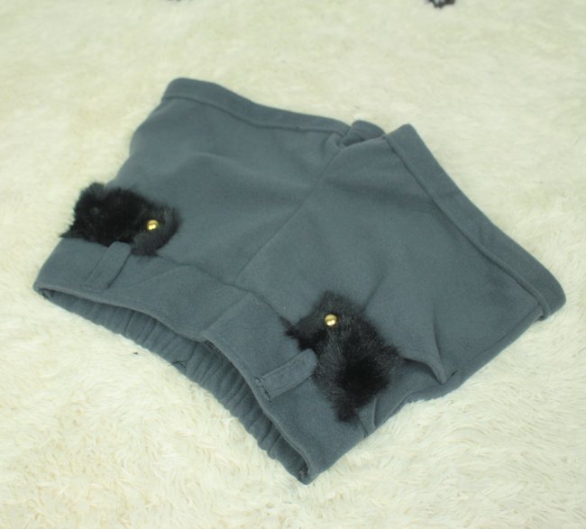 2012年秋冬新款女式靴裤纯色打底<em>短裤</em>绵羊皮