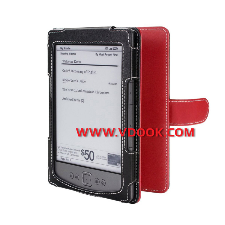 【最新亚马逊Kindle3 Leather Cover电子书皮套