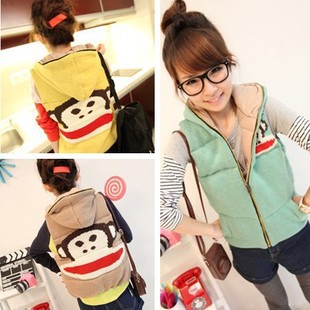 2011秋冬新款 <em>美特斯邦威女士</em>亮面羽绒<em>马甲</em>两