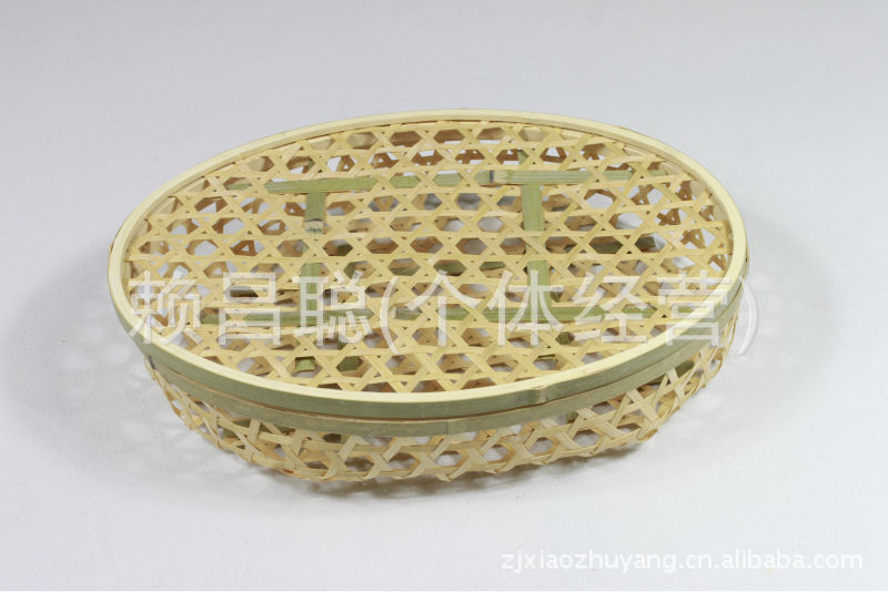 批发采购植物工艺品-纯手工编织竹包装篮 杨梅