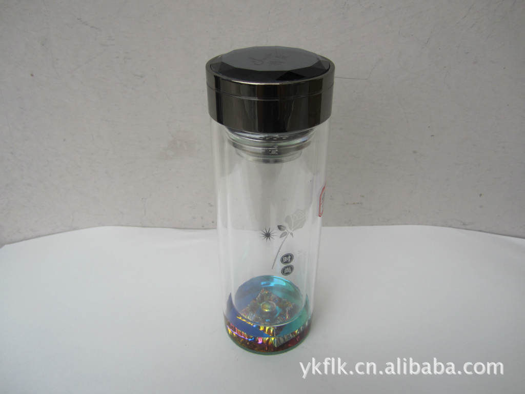 富莱卡高档 双层 玻璃杯  优质玻璃管  安全 卫生  带茶叶漏