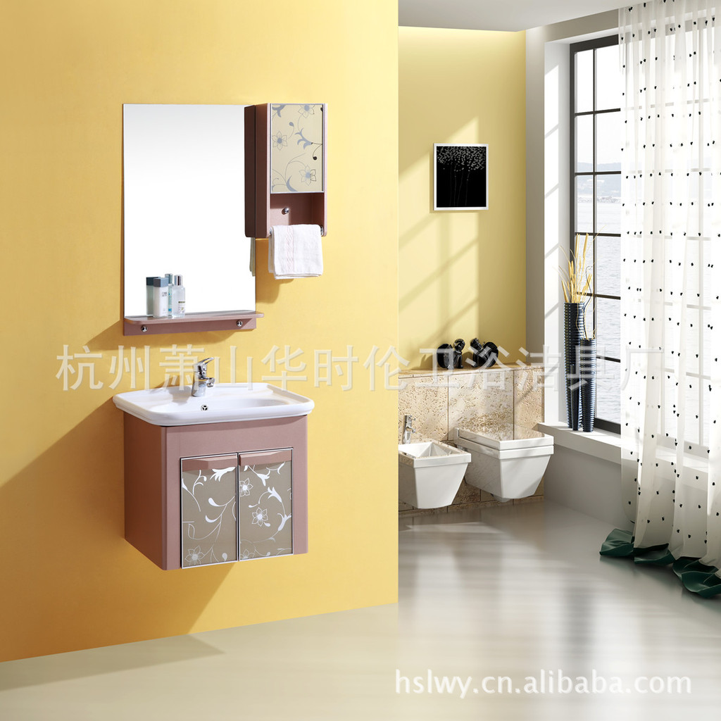 杭州萧山华时伦卫浴精品 洗手盆柜 浴室柜 新款