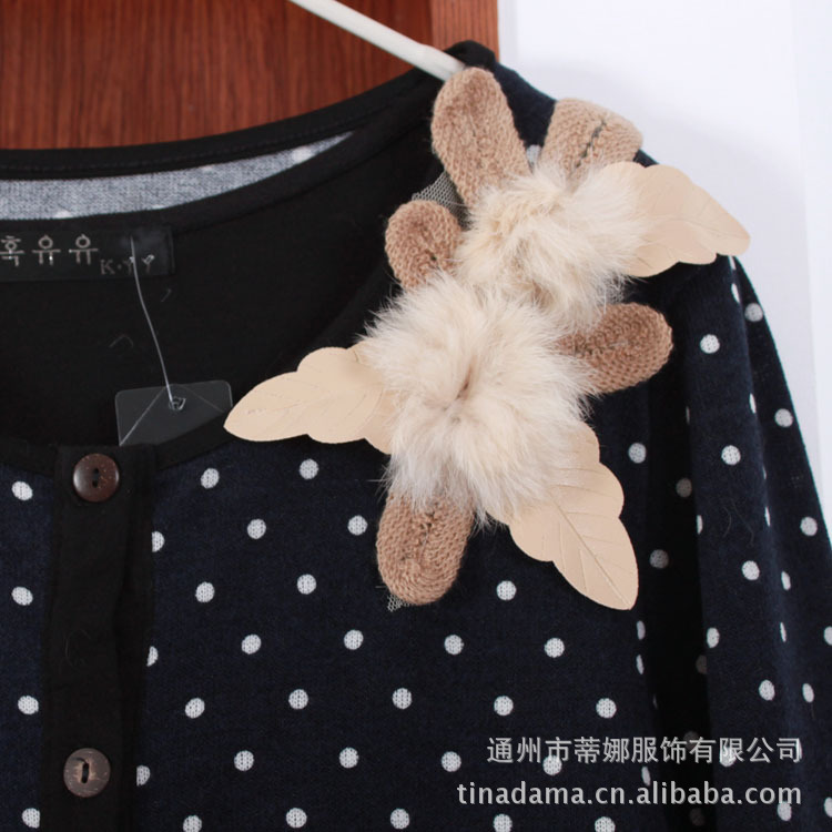 大码<em>胖人女装批发</em>秋冬款显瘦两件套裙衫针织衫