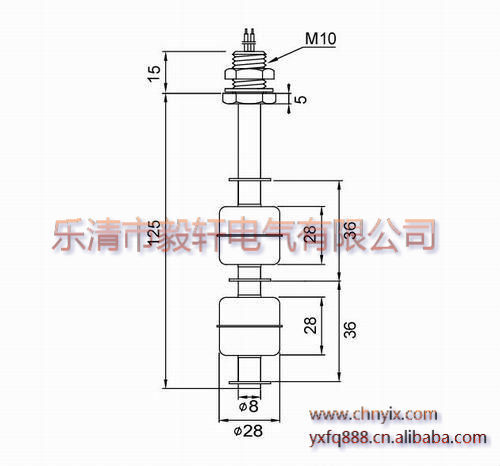 YXF-SP2 毅軒S系列小型不銹鋼浮球液位開關 (3)