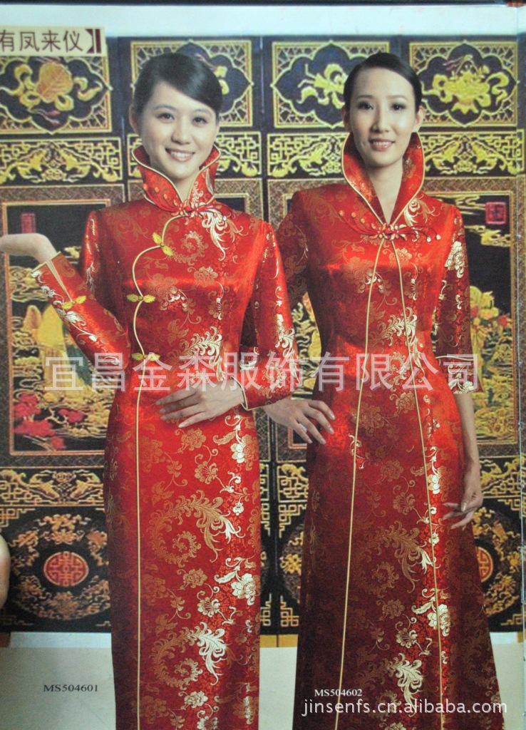 大量供应老古代<em>唐装旗袍</em>民族服装中式<em>旗袍</em>改良