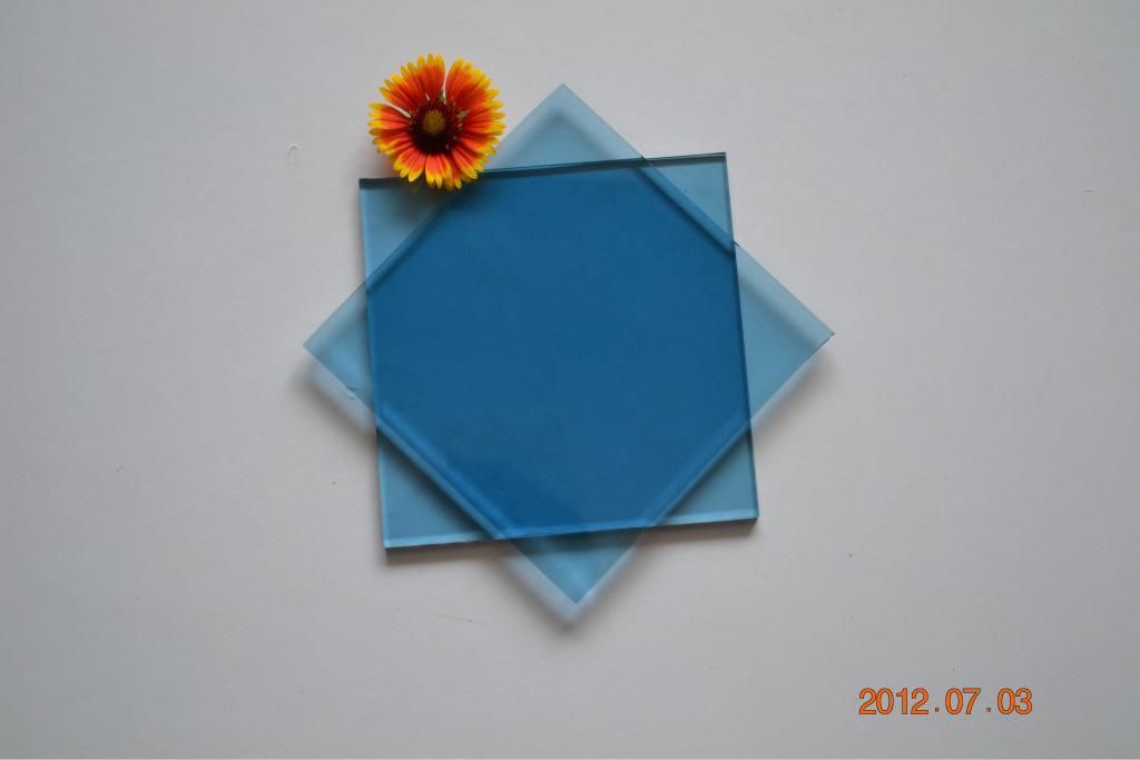 原片玻璃-优质福特蓝玻璃 镀膜玻璃 绿色粉色茶