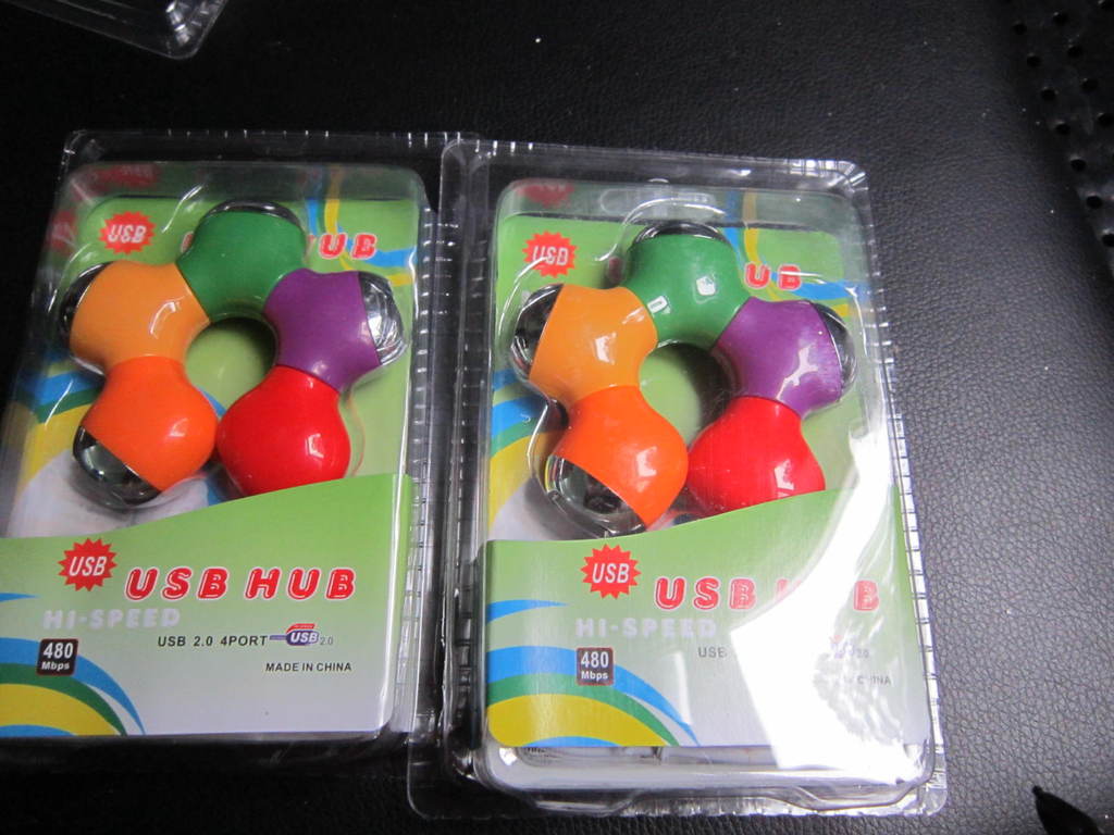 【厂家值供USB HUB,旋转梅花 HUBUSB紫金花