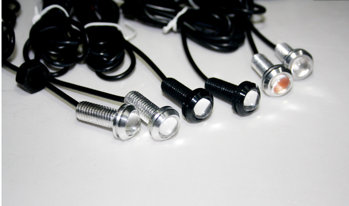 最新超薄防水10W大功率汽車LED鷹眼燈 日行燈 倒車燈牌照燈工廠,批發,進口,代購