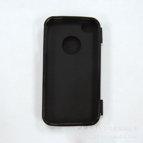 苹果iphone4/4S手机保护套 绒毛漆皮套 手机保护套批发商