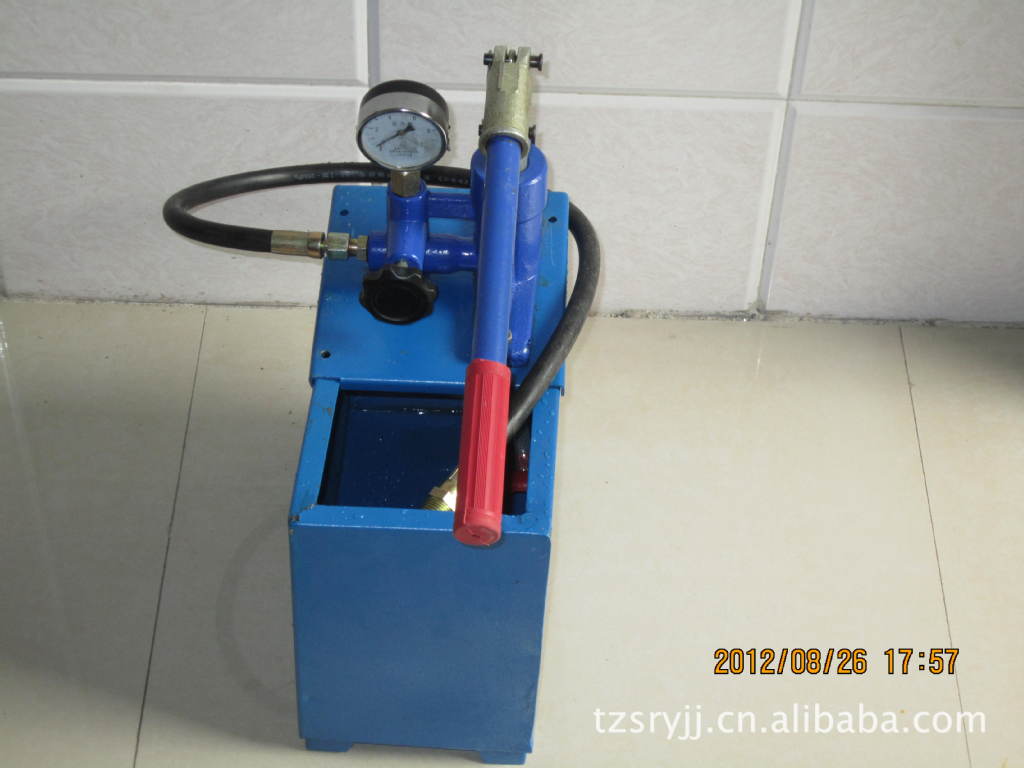 供手动试压泵sb-25.40kg压力试压泵.现货供应.质量保证