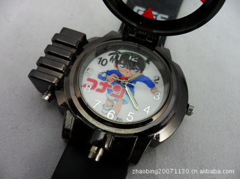柯南激光表 名侦探柯南红外线手表 高质量激光表批发