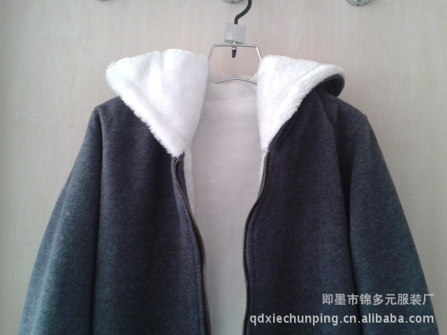 冬季款<em>卫衣</em> <em>女式加厚</em>外套卫衣 保暖抓绒<em>卫衣开</em>