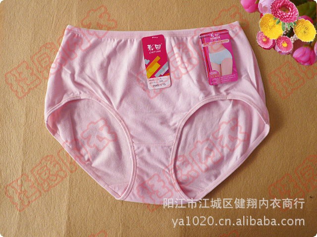 <em>彩田</em>阳江<em>总代理</em> 7005 正品 棉 加大码高腰三角