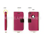 韩国Table talkIPHONE4、4S左右翻皮套,超薄手机套皮套