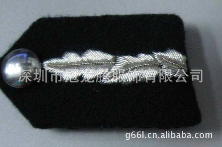 德少校军衔肩章,金属丝,手工编制,刺绣肩章,可订做