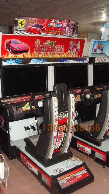 【广州番游戏机厂家直销大型游戏机赛车模拟机
