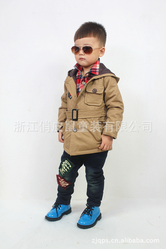 新款春装 厂家直批 儿童加绒牛仔裤,童裤价格\/批