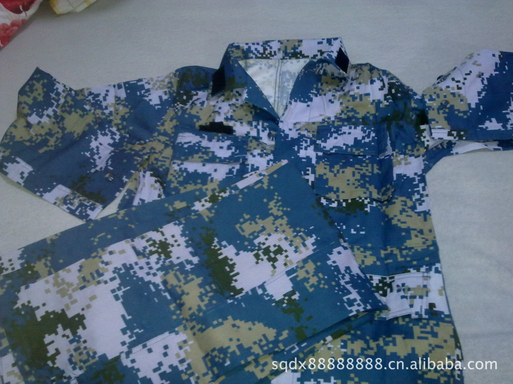 07海洋<em>迷彩服</em>/数码<em>海军迷彩服</em>/海军作训服 图片